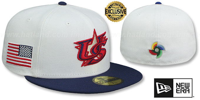 USA '2023 WBC GAME' White-Navy Hat by New Era