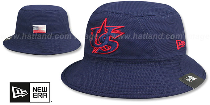 USA 'BATTING PRACTICE BUCKET' Hat by New Era