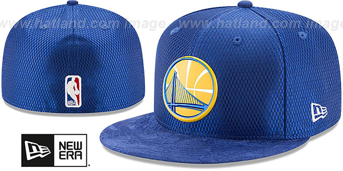 Warriors '2017 ONCOURT DRAFT' Royal Fitted Hat by New Era