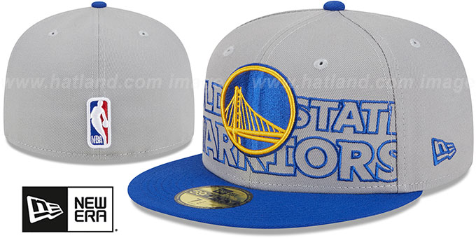 Warriors 2023 'ALTERNATE NBA DRAFT' Grey-Royal Fitted Hat by New Era