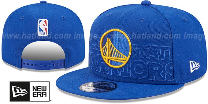 Warriors 2023 'NBA DRAFT SNAPBACK' Royal Hat by New Era