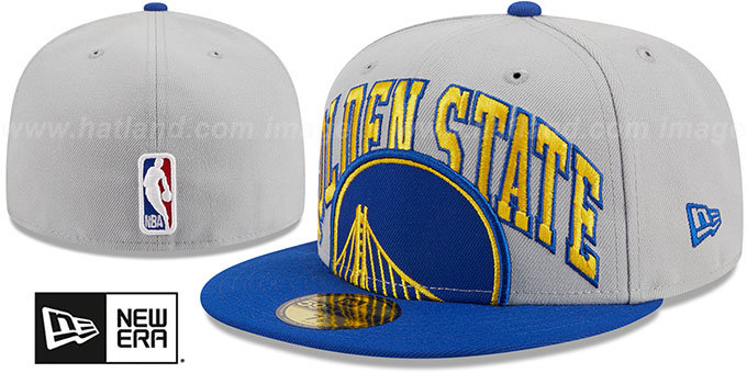 Warriors '2023 NBA TIP OFF' Grey-Royal Fitted Hat by New Era