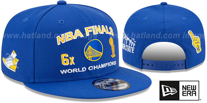 Warriors 'FINALS CHAMPIONS SNAPBACK' Royal Hat by New Era