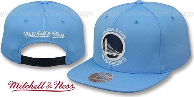 Warriors FOAM 'POWDER SNAPBACK' Hat Mitchell and Ness