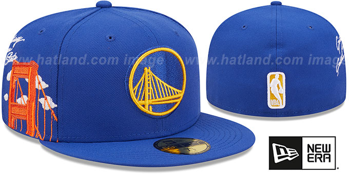 Warriors 'SIDE-CITY ICON' Royal Hat by New Era