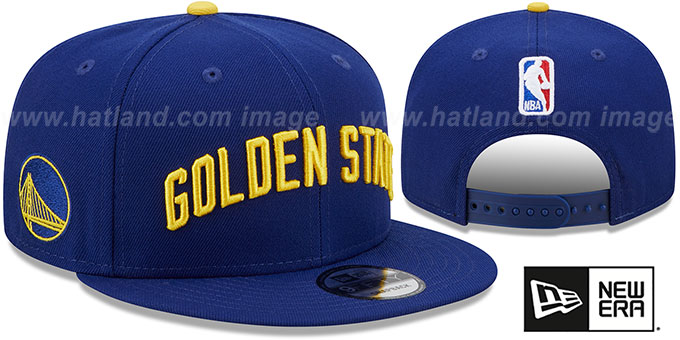 Warriors 'STATEMENT SNAPBACK' Royal Hat by New Era