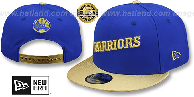 Warriors 'SWINGMAN SNAPBACK' Royal-Gold Hat by New Era