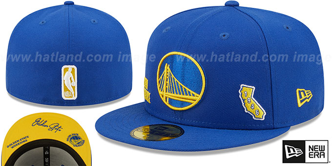 Warriors 'TRIPLE THREAT IDENTITY' Royal Fitted Hat by New Era