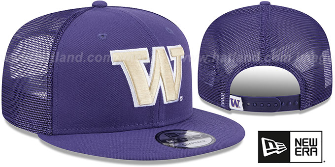 Washington 'TEAM-BASIC TRUCKER SNAPBACK' Purple  Hat by New Era