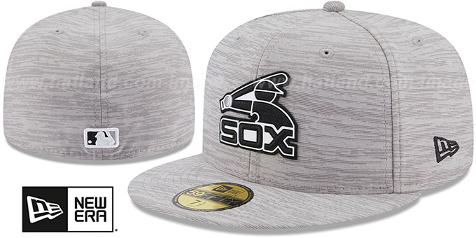 White Sox '2023 CLUBHOUSE' Heather Grey Fitted Hat by New Era