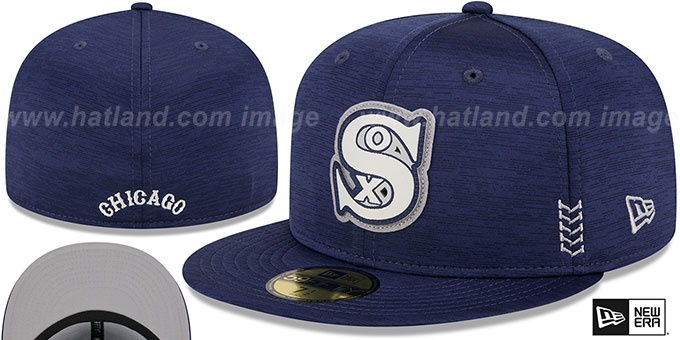 White Sox '2024 COOPERSTOWN CLUBHOUSE' Heather Navy Fitted Hat by New Era