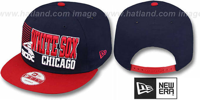 White Sox '2T COOP BORDERLINE SNAPBACK' Navy-Red Hat by New Era