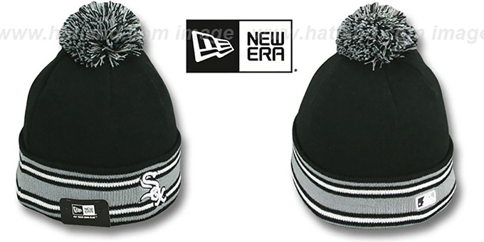 White Sox 'AC-ONFIELD' Black Knit Beanie Hat by New Era