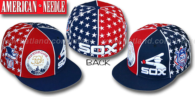 White Sox 'ALL STAR HOLLYWOOD' Red-Navy Fitted Hat