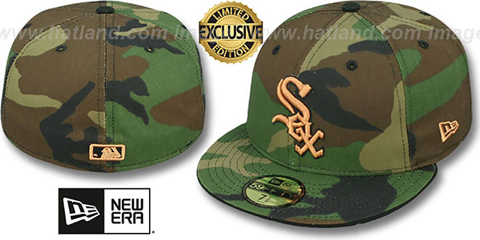 White Sox 'ARMY CAMO' Fitted Hat by New Era