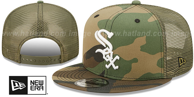 White Sox 'ARMY CAMO TRUCKER' Hat by New Era