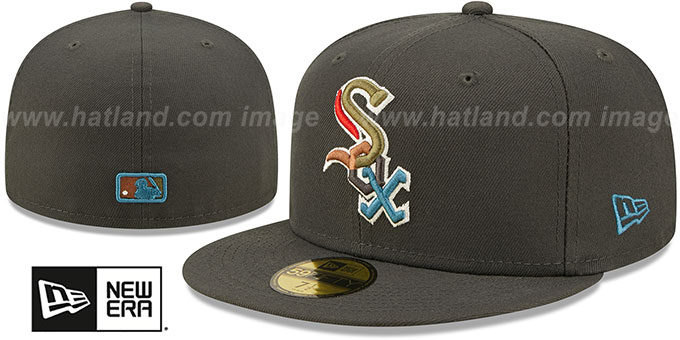 White Sox 'COLOR PACK MULTI' Charcoal Fitted Hat by New Era