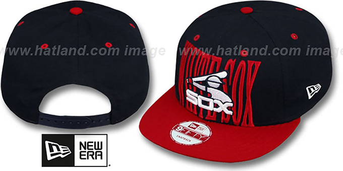 White Sox COOP 'STEP-ABOVE SNAPBACK' Navy-Red Hat by New Era