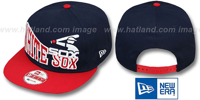 White Sox COOP 'STOKED SNAPBACK' Navy-Red Hat by New Era