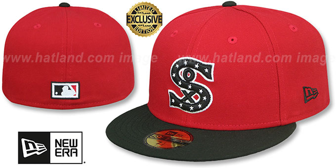 White Sox 'COOPERPACK' Red-Black Fitted Hat by New Era