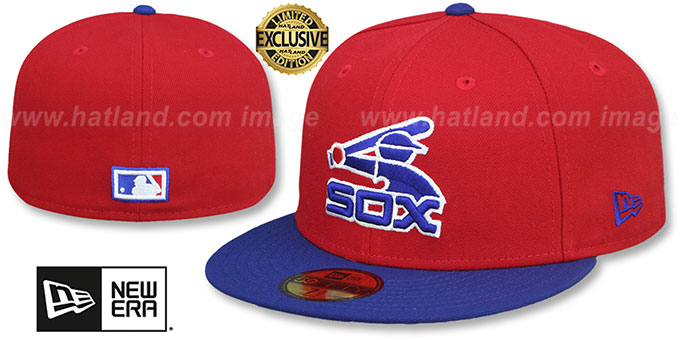 White Sox 'COOPERPACK' Red-Royal Fitted Hat by New Era