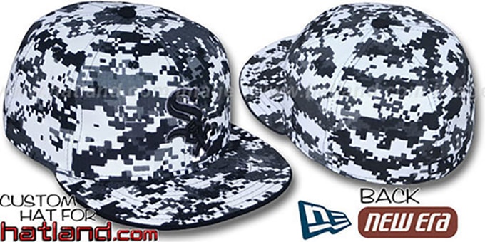 White Sox 'DIGITAL URBAN CAMO' Fitted Hat by New Era