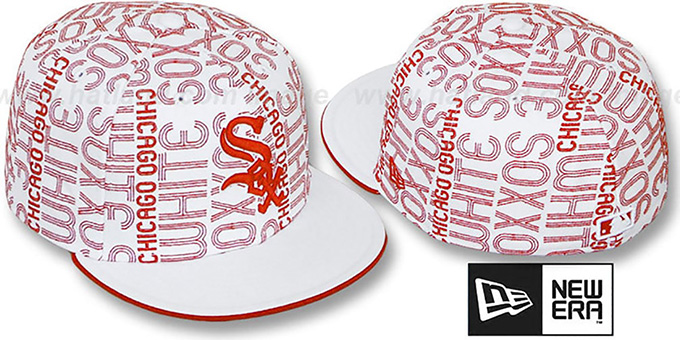 White Sox 'GOOD TIMES ALL-OVER' White-Red Fitted Hat by New Era