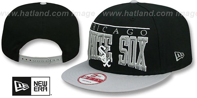 White Sox 'LE-ARCH SNAPBACK' Black-Grey Hat by New Era