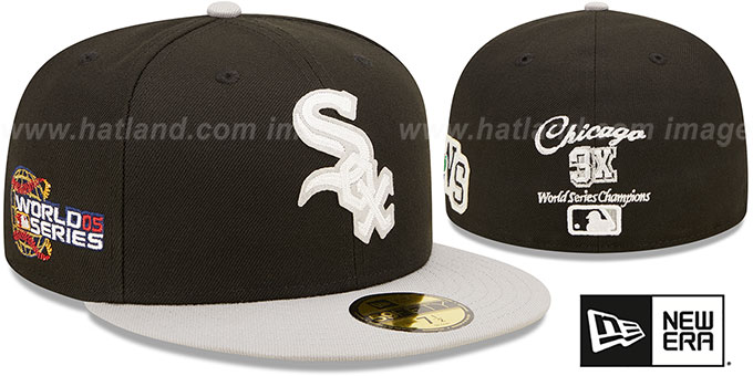 White Sox 'LETTERMAN SIDE-PATCH' Fitted Hat by New Era