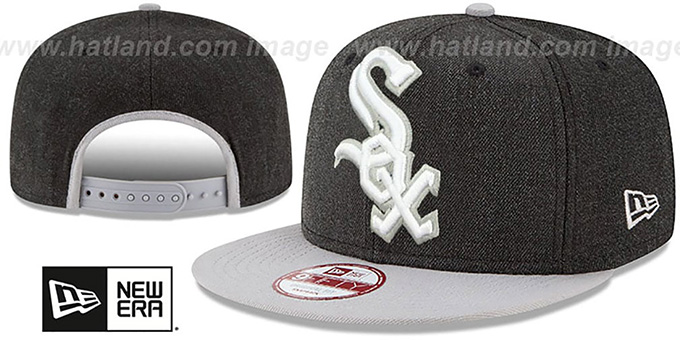 White Sox 'LOGO GRAND SNAPBACK' Charcoal-Grey Hat by New Era