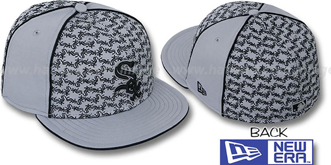 White Sox 'LOS-LOGOS' Grey-Black Fitted Hat by New Era