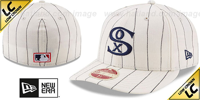 White Sox 'LOW-CROWN VINTAGE' Fitted Hat by New Era