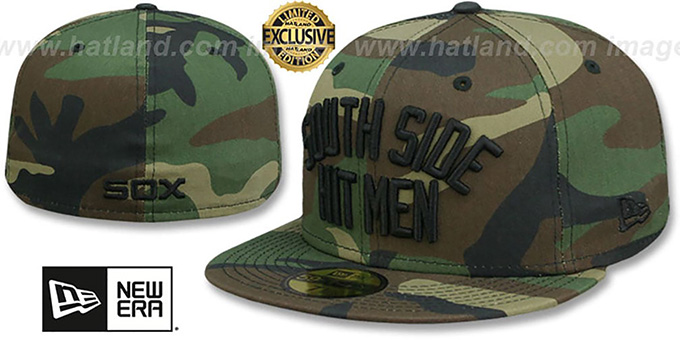 White Sox 'SOUTH SIDE HITMEN' Army Camo Fitted Hat by New Era