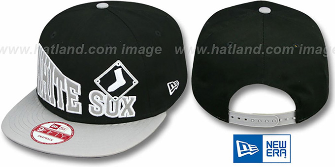 White Sox 'STOKED SNAPBACK' Black-Grey Hat by New Era