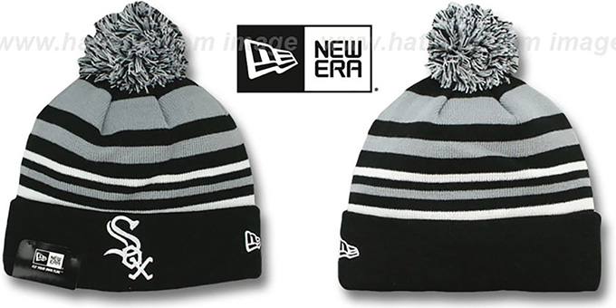 White Sox 'STRIPEOUT' Knit Beanie Hat by New Era