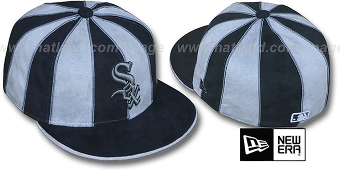 White Sox 'SUEDE 12-PACK' Black-Grey Fitted Hat by New Era