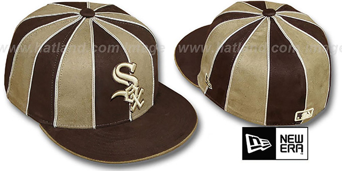 White Sox 'SUEDE 12-PACK' Brown-Wheat Fitted Hat by New Era