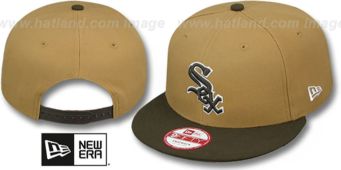 White Sox 'TEAM-BASIC SNAPBACK' Wheat-Brown Hat by New Era