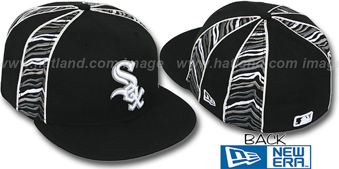 White Sox 'URBAN JUNGLE' Black Fitted Hat by New Era