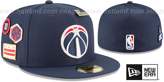 Wizards '2018 NBA DRAFT' Navy Fitted Hat by New Era