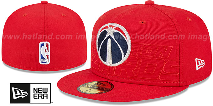 Wizards 2023 'NBA DRAFT' Red Fitted Hat by New Era