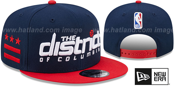 Wizards 'STATEMENT SNAPBACK' Navy-Red Hat by New Era