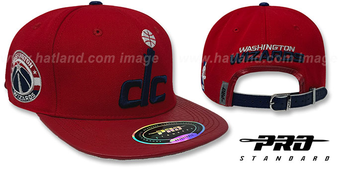 Wizards 'TEAM-ALTERNATE STRAPBACK' Red Hat by Pro Standard