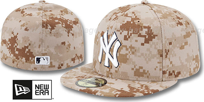 Yankees 2013 'STARS N STRIPES' Desert Camo Hat by New Era