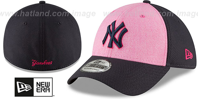 Yankees '2018 MOTHERS DAY FLEX' Pink-Navy Hat by New Era