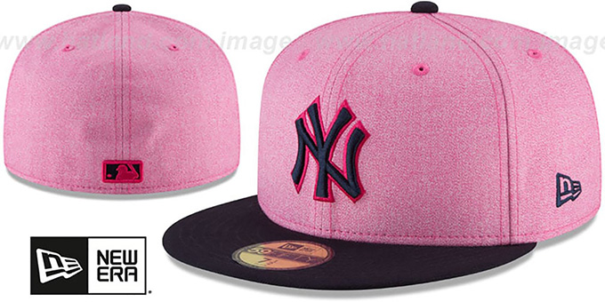 Yankees '2018 MOTHERS DAY' Pink-Navy Fitted Hat by New Era