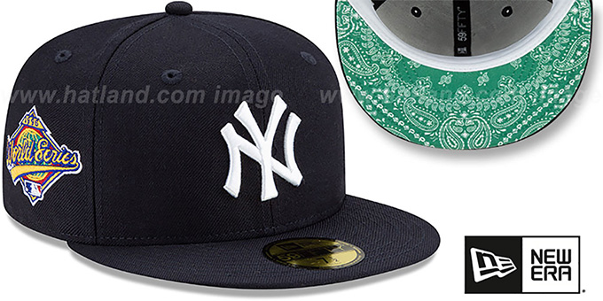 Yankees 'BANDANA KELLY BOTTOM' Navy Fitted Hat by New Era