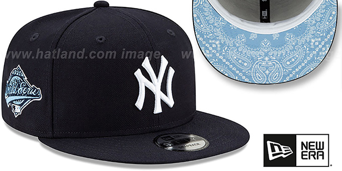 Yankees 'BANDANA SKY BOTTOM SNAPBACK' Navy Hat by New Era