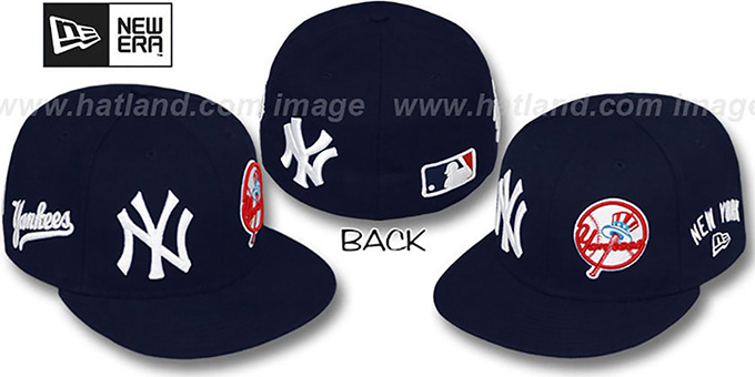 Yankees 'EVOLUTION' Fitted Hat by New Era - navy