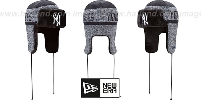 Yankees 'FROSTWORK TRAPPER' Navy Knit Hat by New Era